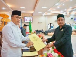 Rapat paripurna DPRD, Pj. Bupati Langkat Ajak Kolaborasi Membangun Langkat Bersama