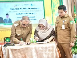 PJ. Bupati Langkat Tandatangani MoU Kerjasama dengan Yayasan Adihulung Pendidikan Nusantara