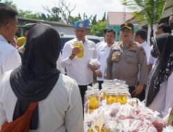 Pj Bupati Langkat bersama TPID Gelar Gerakan Pangan  Murah di 3 Kecamatan