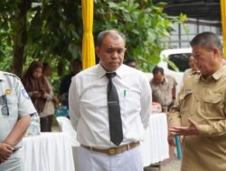 Pj. Bupati Langkat Tinjau Proses Pembayaran Pajak Kendaraan Dinas, ajak masyarakat manfaatkan program Pemutihan