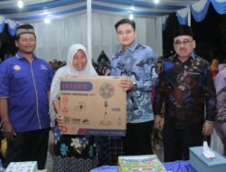 Silaturrahmi dan Santuni Anak Yatim, Ricky Anthony Disambut Hangat Warga Kecamatan Stabat