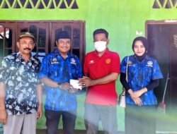 Gerak Cepat, Ricky Anthony Beri Santunan Korban Meninggal Tertimpa Pohon di Alaun-alun Stabat