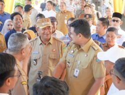 Bupati Langkat Dampingi Gubernur Sumut Tinjau Pengerukan Waduk Tanjung Pura