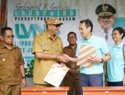Syah Afandin Launching Program LVNG Pemantauan Kesehatan Digital Anak di Langkat