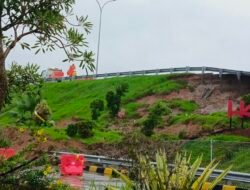 Diguyur Hujan, Konstruksi Ruas Tol Binjai – Langsa Longsor