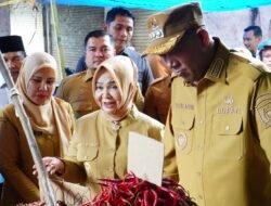 Bupati Langkat Sidak Pasar Baru Stabat, Pastikan Harga Sembako Terkendali
